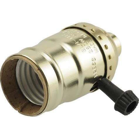 what are top quality table lamp sockets made out of